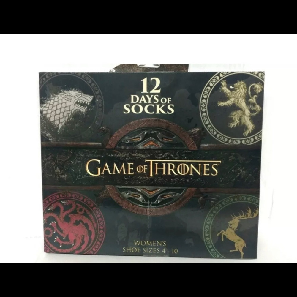 NEW Women's Game of Thrones 12 Days of Socks